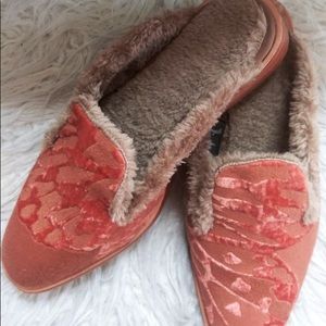 Free People Shoes - Free People Faux Fur Mules Free People Shoes - Free People Faux Fur Mules